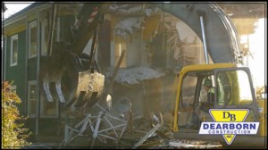 Commercial demolition and excavation services southern Maine Dearborn Construction
